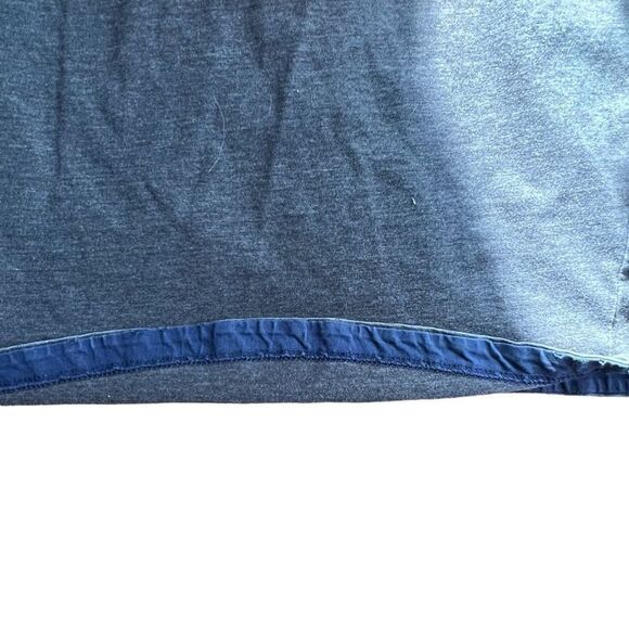 NFL Team Apparel Men's Gray Patriots Print Crew Neck long sleeved shirt Size Lar - Picture 3 of 10